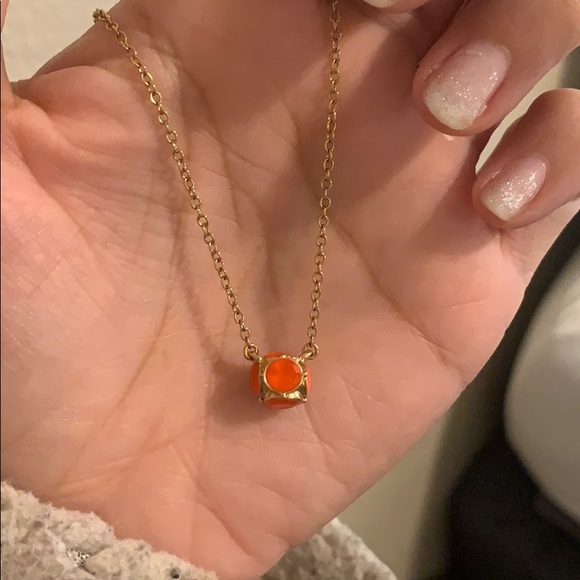 kate spade Jewelry - Kate Spade Orange pendant necklace